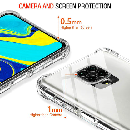 Maska za Xiaomi Redmi Note 9S / Note 9 Pro / Note 9 Pro Max, Techsuit, Shockproof Clear, Prozirna