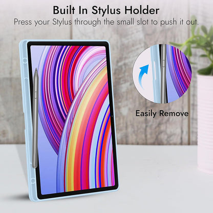 Futrola za Xiaomi Redmi Pad Pro / Pad / Pad Pro 5G, Techsuit, Flex Trifold, Tamnoplava