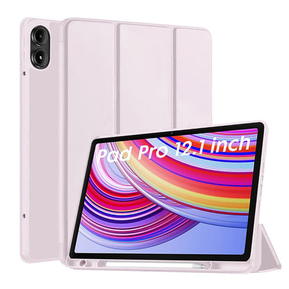 Futrola za Xiaomi Redmi Pad Pro / Pad / Pad Pro 5G, Techsuit, Flex Trifold, Roza
