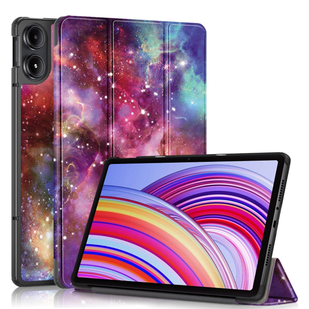 Futrola za Xiaomi Redmi Pad Pro / Pad / Pad Pro 5G, Techsuit, FoldPro Galaxy, Višebojna