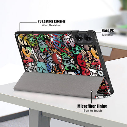 Futrola za Xiaomi Redmi Pad Pro / Pad / Pad Pro 5G, Techsuit, FoldPro Urban Vibe, Višebojna