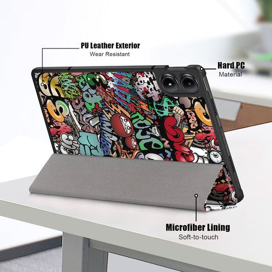 Futrola za Xiaomi Redmi Pad Pro / Pad / Pad Pro 5G, Techsuit, FoldPro Urban Vibe, Višebojna