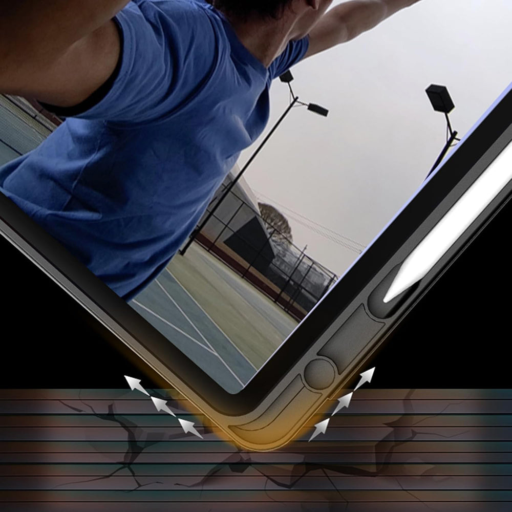 Futrola za Xiaomi Redmi Pad SE 8.7, Techsuit, Flex Trifold, Crna