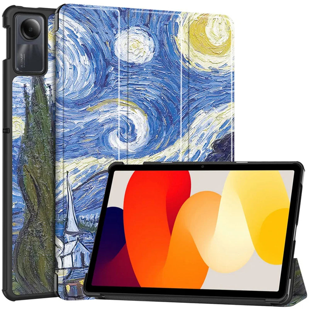 Futrola za Xiaomi Redmi Pad SE, Techsuit, FoldPro Starry Night, Višebojna