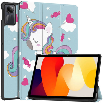 Futrola za Xiaomi Redmi Pad SE, Techsuit, FoldPro Unicorn, Višebojna