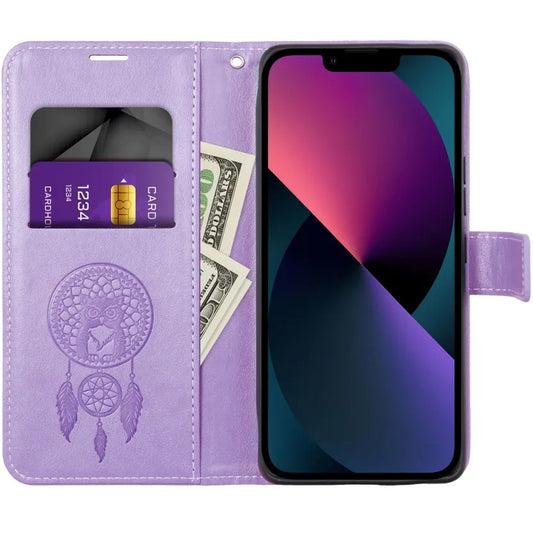 Maska za Samsung Galaxy A22 5G A226, OEM, MEZZO Dream Catcher, Ljubičasta