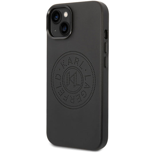 Futrola za Apple iPhone 14 Plus, Karl Lagerfeld, Perforated Logo, Crna