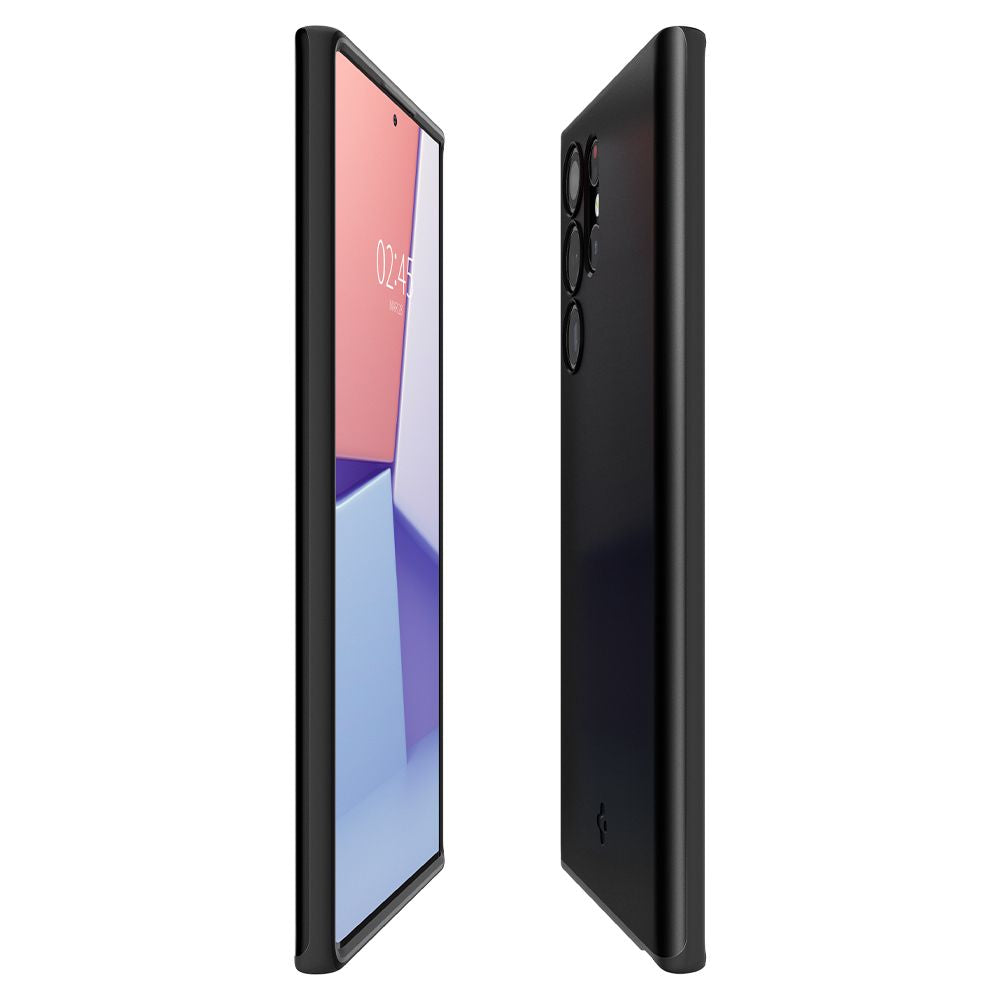 Futrola za Samsung Galaxy S22 Ultra 5G S908, Spigen, Thin Fit, Crna ACS03911