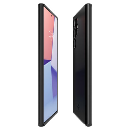 Futrola za Samsung Galaxy S22 Ultra 5G S908, Spigen, Thin Fit, Crna ACS03911