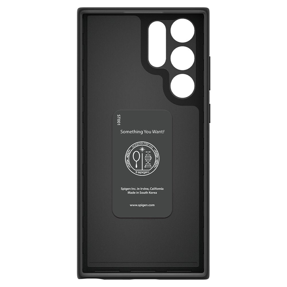 Futrola za Samsung Galaxy S22 Ultra 5G S908, Spigen, Thin Fit, Crna ACS03911