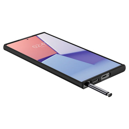 Futrola za Samsung Galaxy S22 Ultra 5G S908, Spigen, Thin Fit, Crna ACS03911