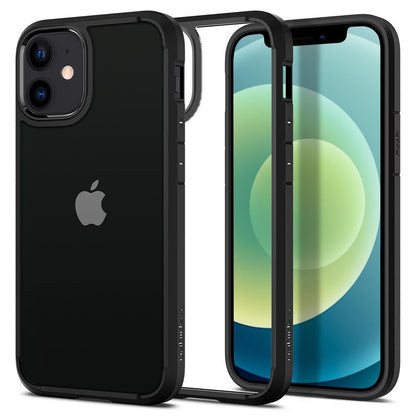 Futrola za Apple iPhone 12 / 12 Pro, Spigen, Ultra Hybrid, Crna ACS01703