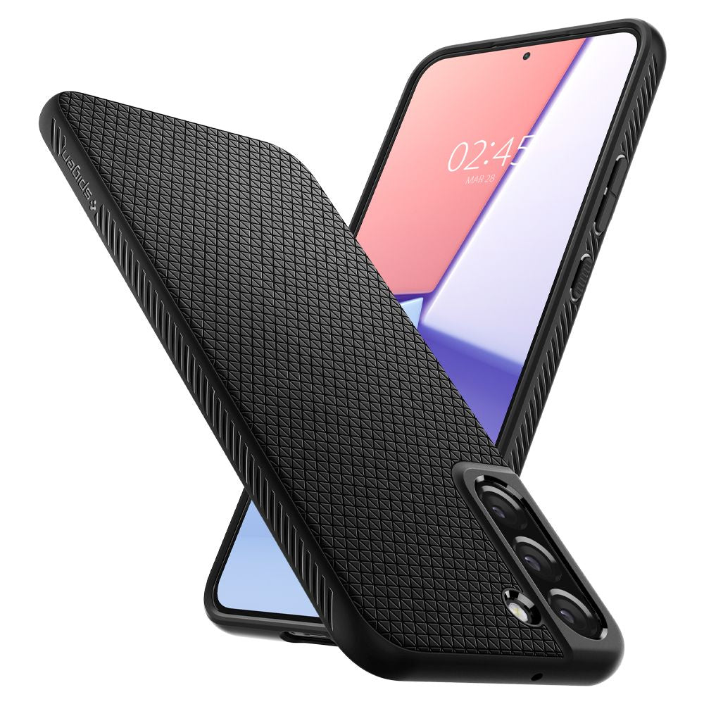 Futrola za Samsung Galaxy S22 5G S901, Spigen, Liquid Air, Crna ACS03987