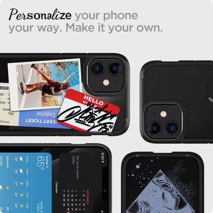 Futrola za Apple iPhone 12 / 12 Pro, Spigen, Ultra Hybrid, Crna ACS01703