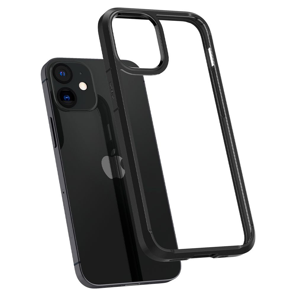 Futrola za Apple iPhone 12 / 12 Pro, Spigen, Ultra Hybrid, Crna ACS01703