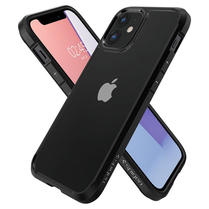 Futrola za Apple iPhone 12 / 12 Pro, Spigen, Ultra Hybrid, Crna ACS01703