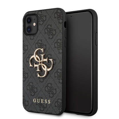 Futrola za Apple iPhone 11, Guess, 4G Metal Logo, Siva