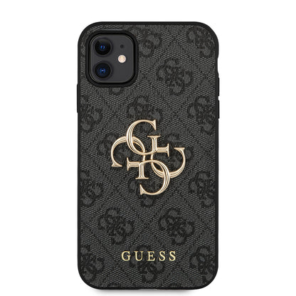 Futrola za Apple iPhone 11, Guess, 4G Metal Logo, Siva