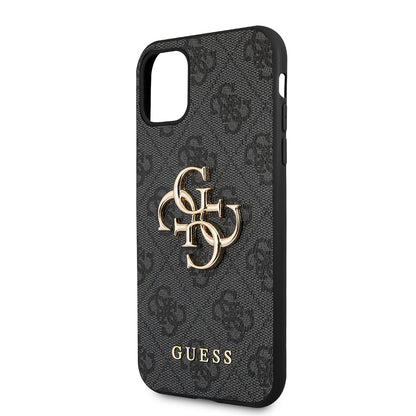 Futrola za Apple iPhone 11, Guess, 4G Metal Logo, Siva