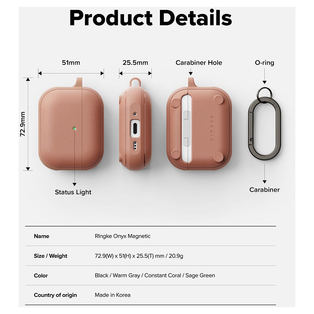 Ringke Onyx Magnetic futrola za Apple AirPods Pro 3, Brončana