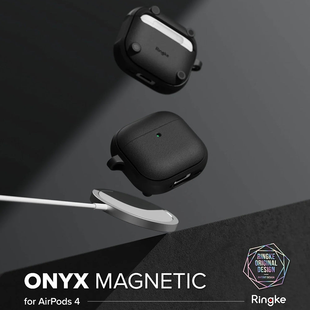 Ringke Onyx Magnetic futrola za Apple AirPods 4, Siva
