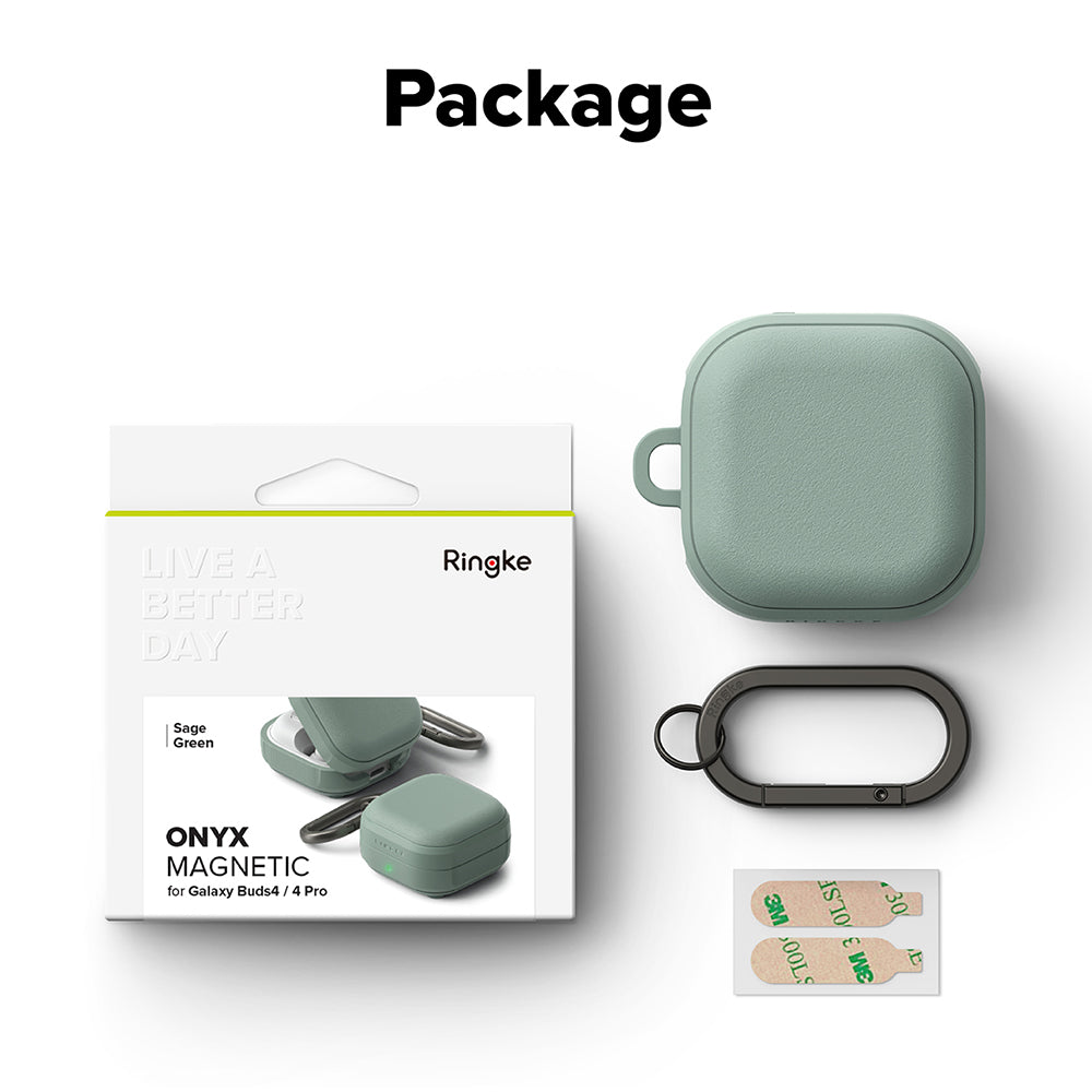 Futrola Ringke Onyx Magnetic za Samsung Galaxy Buds4 / Buds4 Pro, Zelena