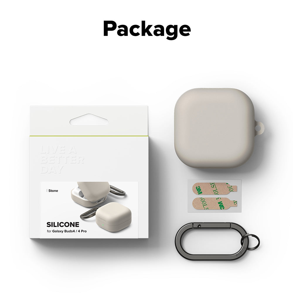 Ringke futrola za Samsung Galaxy Buds4 / Buds4 Pro, Krem