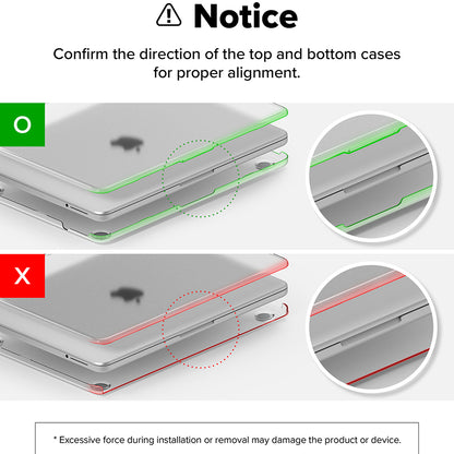 Ringke Slim maska za Apple MacBook Neo 13 inča, mat prozirna.