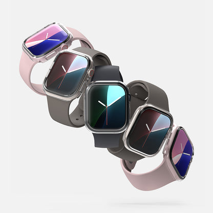 Ringke Slim kućište za Apple Watch Series 10 / 11 46mm, Set 2 komada, Crna Mat / Prozirna