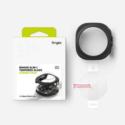 Ringke Slim maska za Samsung Galaxy Watch Ultra, Mat Crna