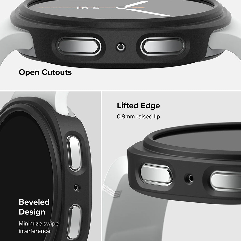 Ringke Slim kućište za Samsung Galaxy Watch8 40mm, Set 2 komada, Mat Crna