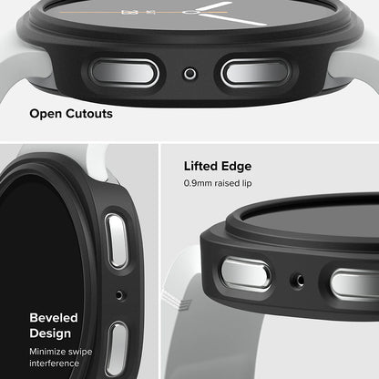 Ringke Slim maska za Samsung Galaxy Watch8 44mm, Set 2 komada, Crna Mat