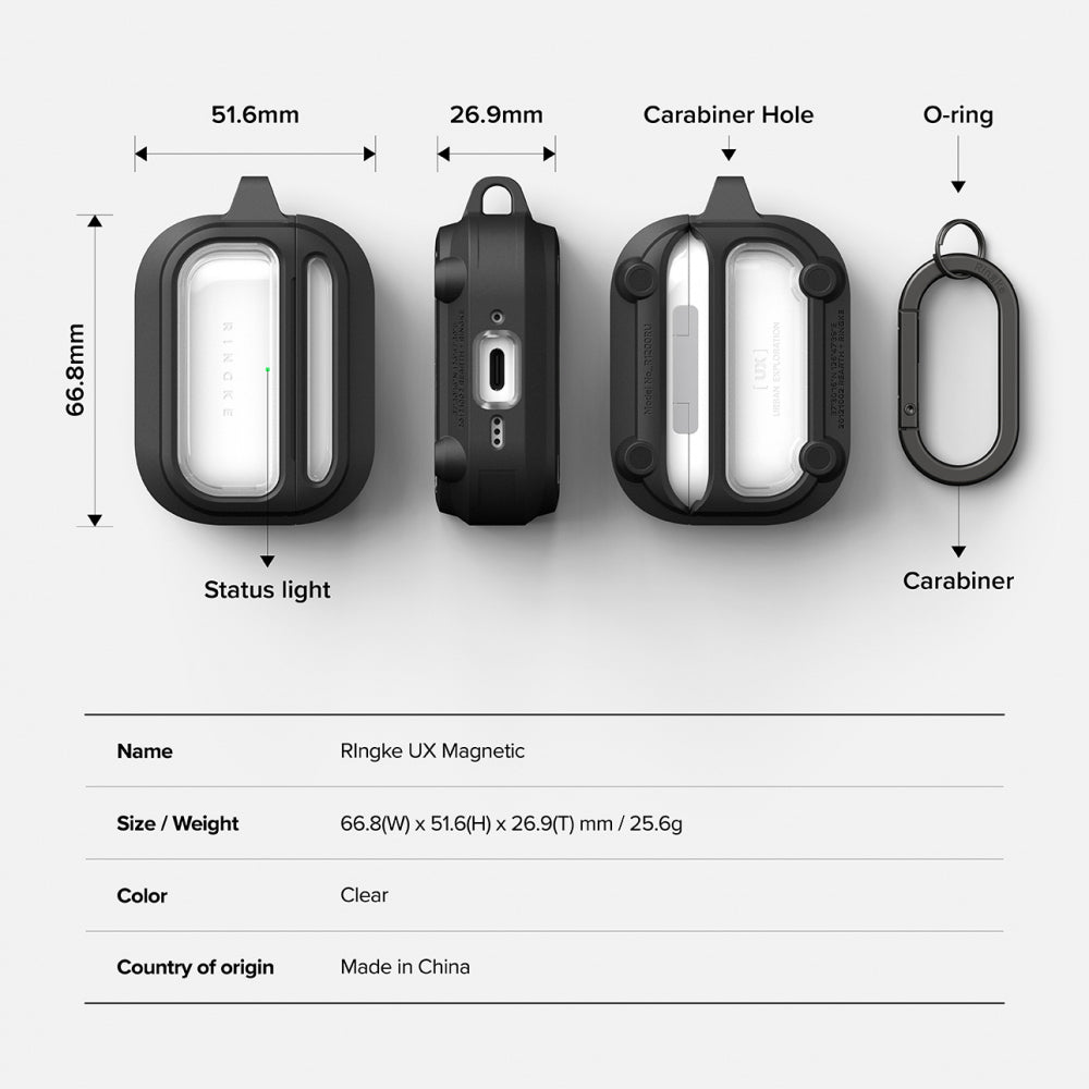 Ringke UX futrola za Apple AirPods Pro 3, Prozirna