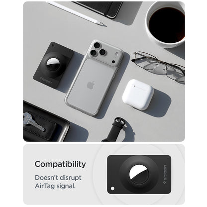 Spigen Air Fit 2 futrola za Apple AirTag, Set 2 komada, Crna ACS11199