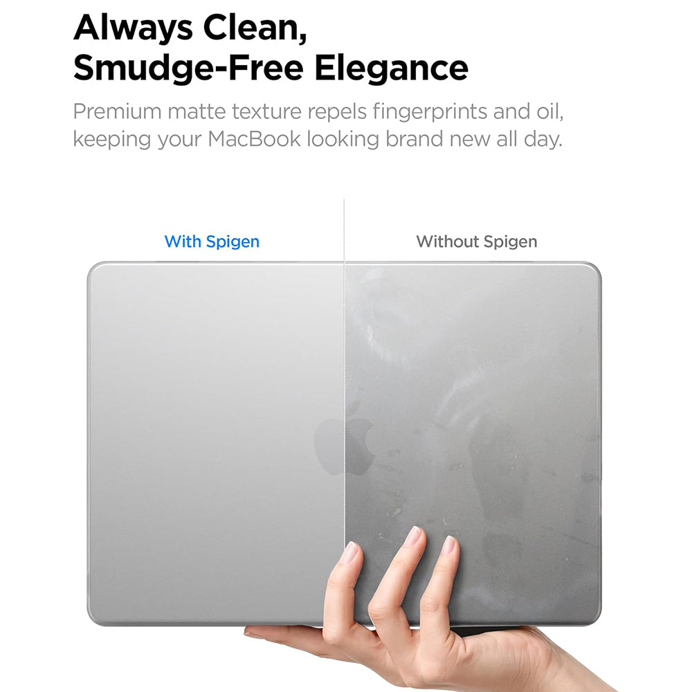 Spigen Airskin futrola za Apple MacBook Air 13inch (2026) / (2025) / (2024) / (2022), Prozirna Satenska ACS11530