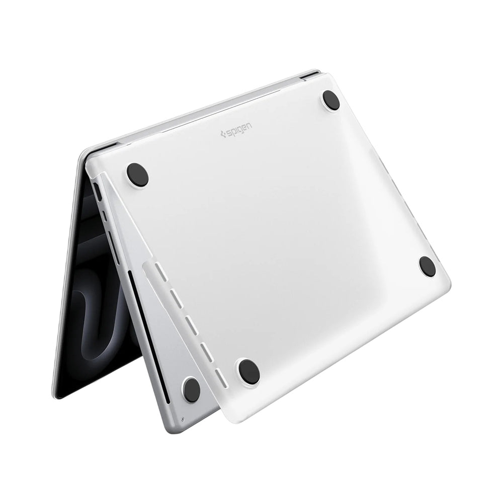 Spigen Airskin kućište za Apple MacBook Pro 14inch (2026) / (2025) / (2023) / (2022) / (2021), Prozirna Saten ACS11528