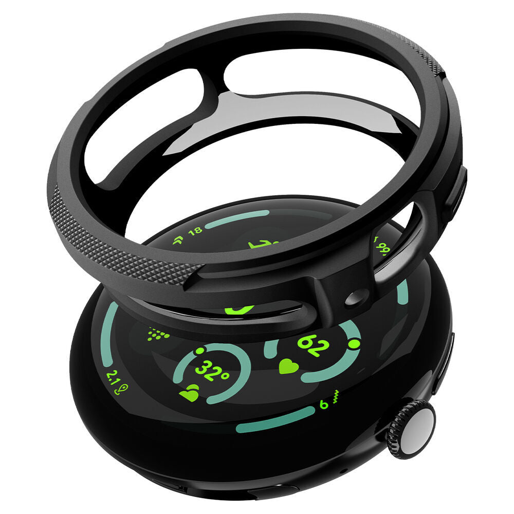 Spigen Liquid Air maska za Google Pixel Watch 4 41mm, Mat Crna ACS09483