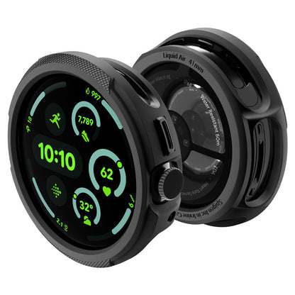 Spigen Liquid Air maska za Google Pixel Watch 4 41mm, Mat Crna ACS09483
