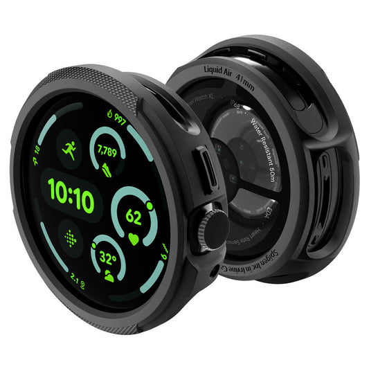 Spigen Liquid Air maska za Google Pixel Watch 4 41mm, Mat Crna ACS09483