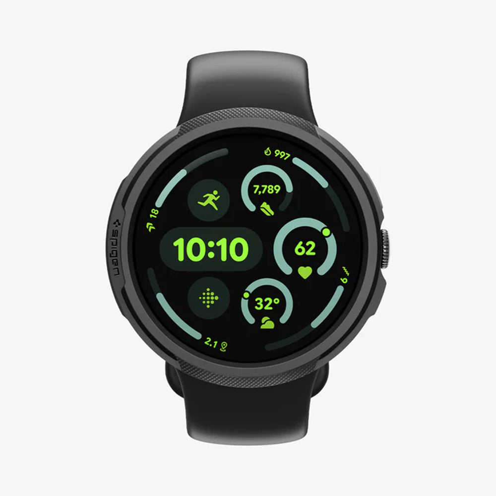 Spigen Liquid Air maska za Google Pixel Watch 4 45mm, Crna Mat ACS11222