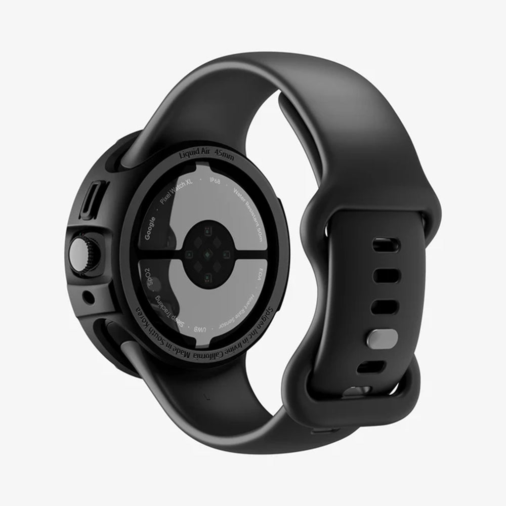 Spigen Liquid Air maska za Google Pixel Watch 4 45mm, Crna Mat ACS11222