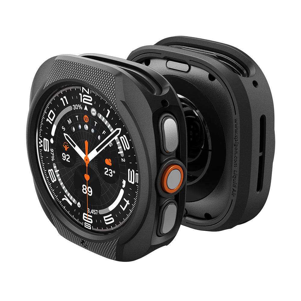 Spigen Liquid Air maska za Samsung Galaxy Watch Ultra2, Mat Crna ACS11610