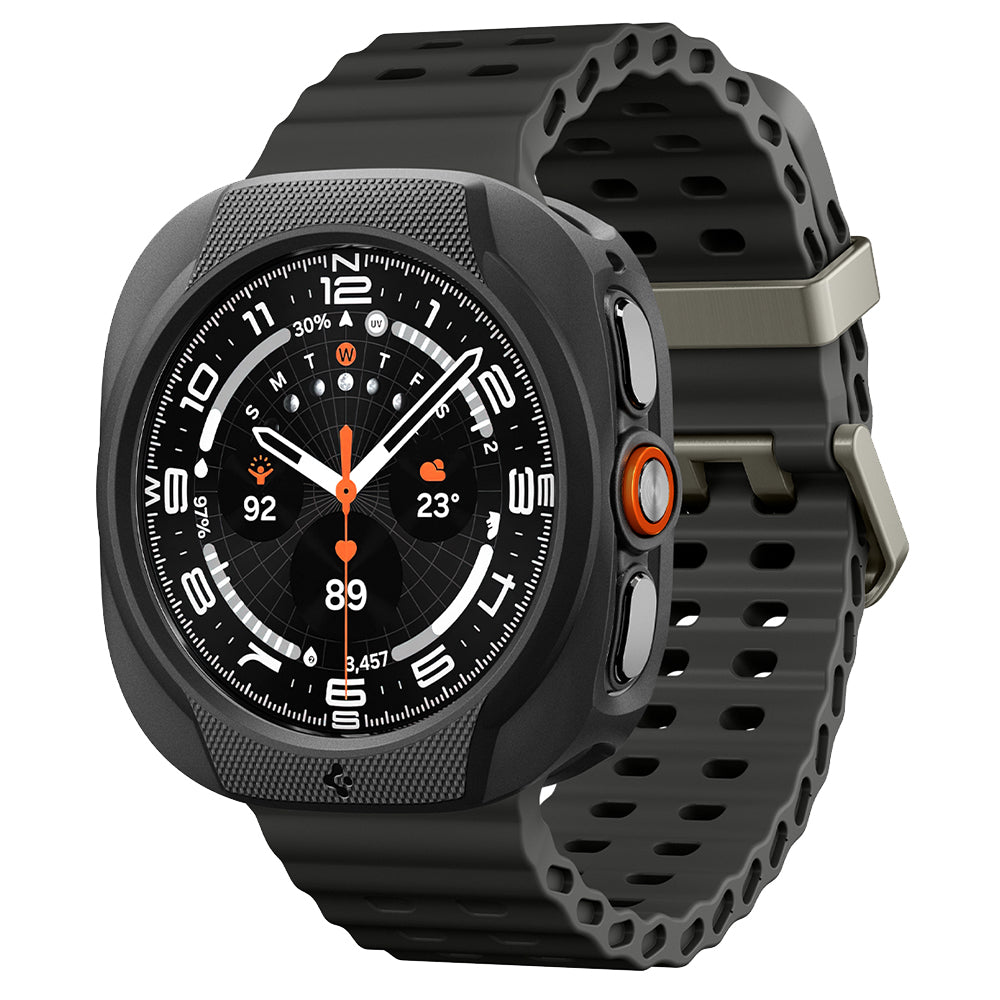 Spigen Liquid Air maska za Samsung Galaxy Watch Ultra2, Mat Crna ACS11610