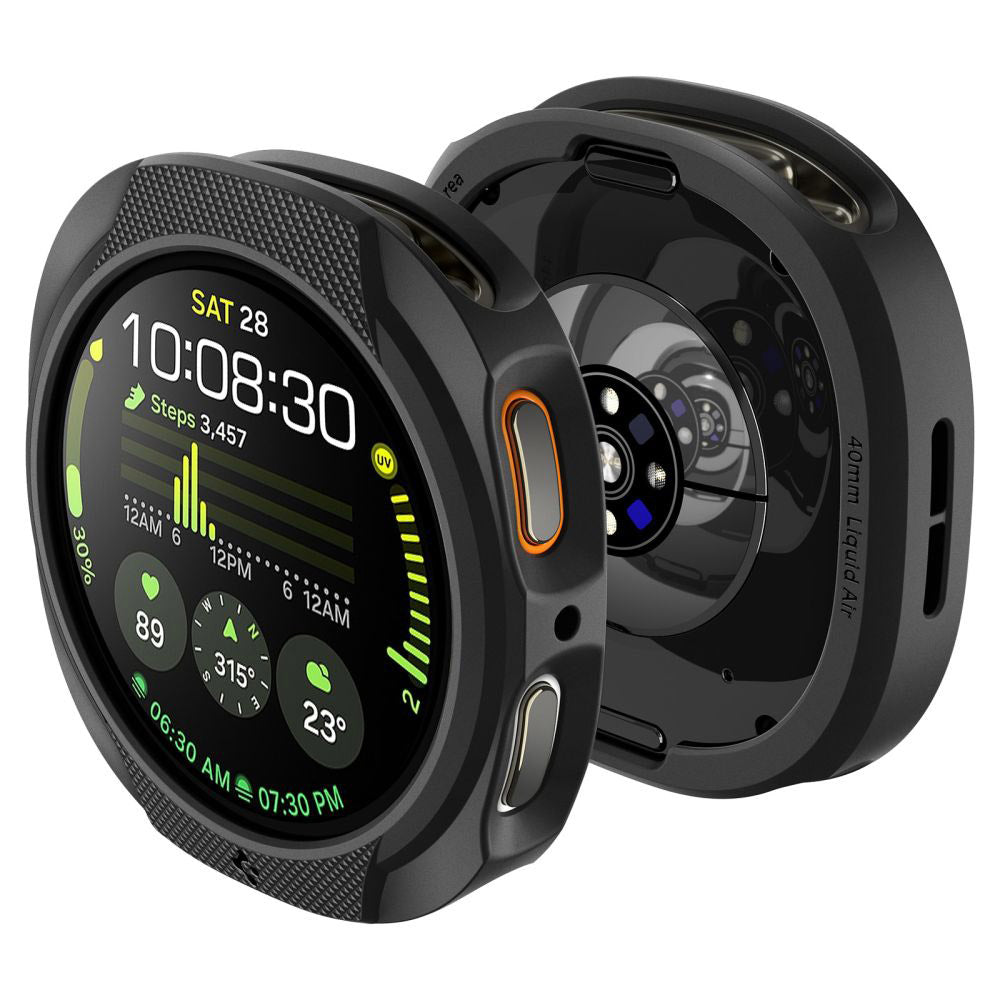 Spigen Liquid Air maska za Samsung Galaxy Watch8 44mm, Mat Crna ACS09839