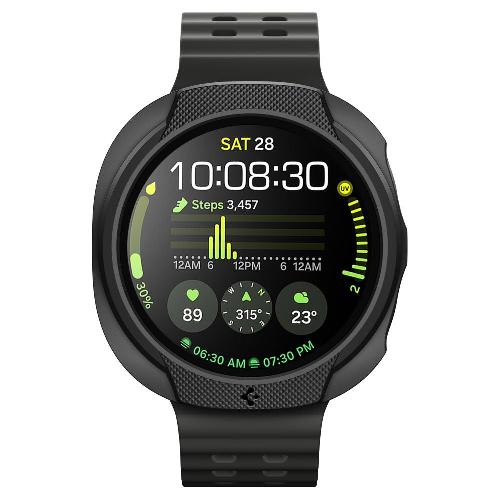 Spigen Liquid Air maska za Samsung Galaxy Watch8 44mm, Mat Crna ACS09839