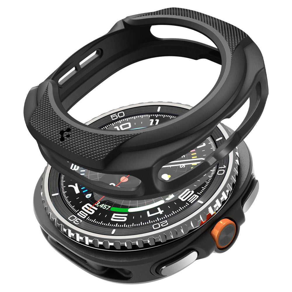 Spigen Liquid Air futrola za Samsung Galaxy Watch8 Classic, Mat crna ACS09841