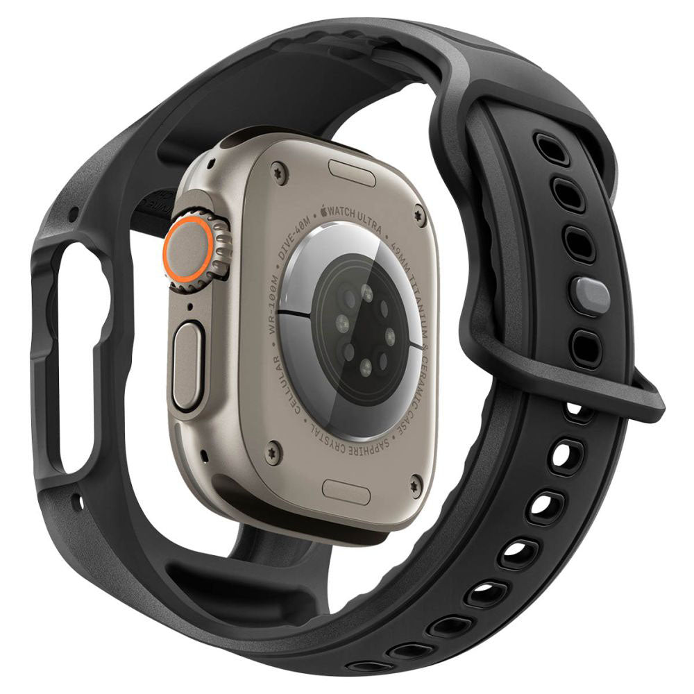 Spigen Liquid Air Pro s zaštitnikom zaslona za Apple Watch Ultra Series, Crna Mat ACS11416