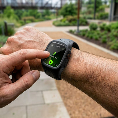 Spigen Liquid Air Pro s zaštitnikom zaslona za Apple Watch Ultra Series, Crna Mat ACS11416