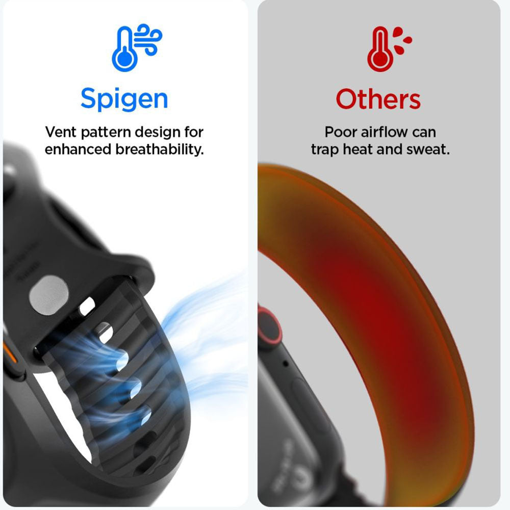 Spigen Liquid Air Pro s zaštitnikom zaslona za Apple Watch Ultra Series, Crna Mat ACS11416