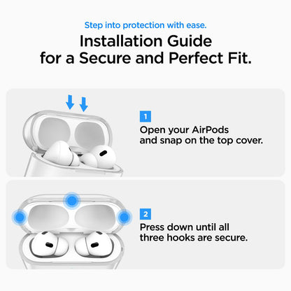 Futrola Spigen Liquid Crystal za Apple AirPods Pro 3, Prozirna ACS10019